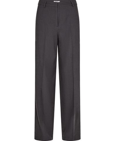High Waisted Wool Blend Trousers