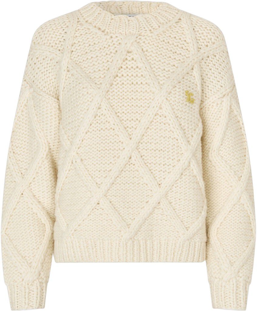 2497 Handknit, Handknit Cable Sweater