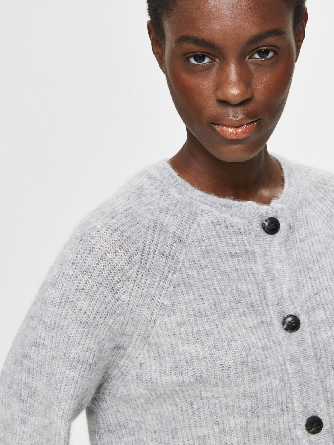 Slflulu Ls Knit Short Cardigan Noos