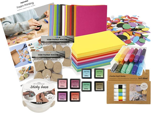 Mega DIY Mix Stempeltryk, Kort og æsker