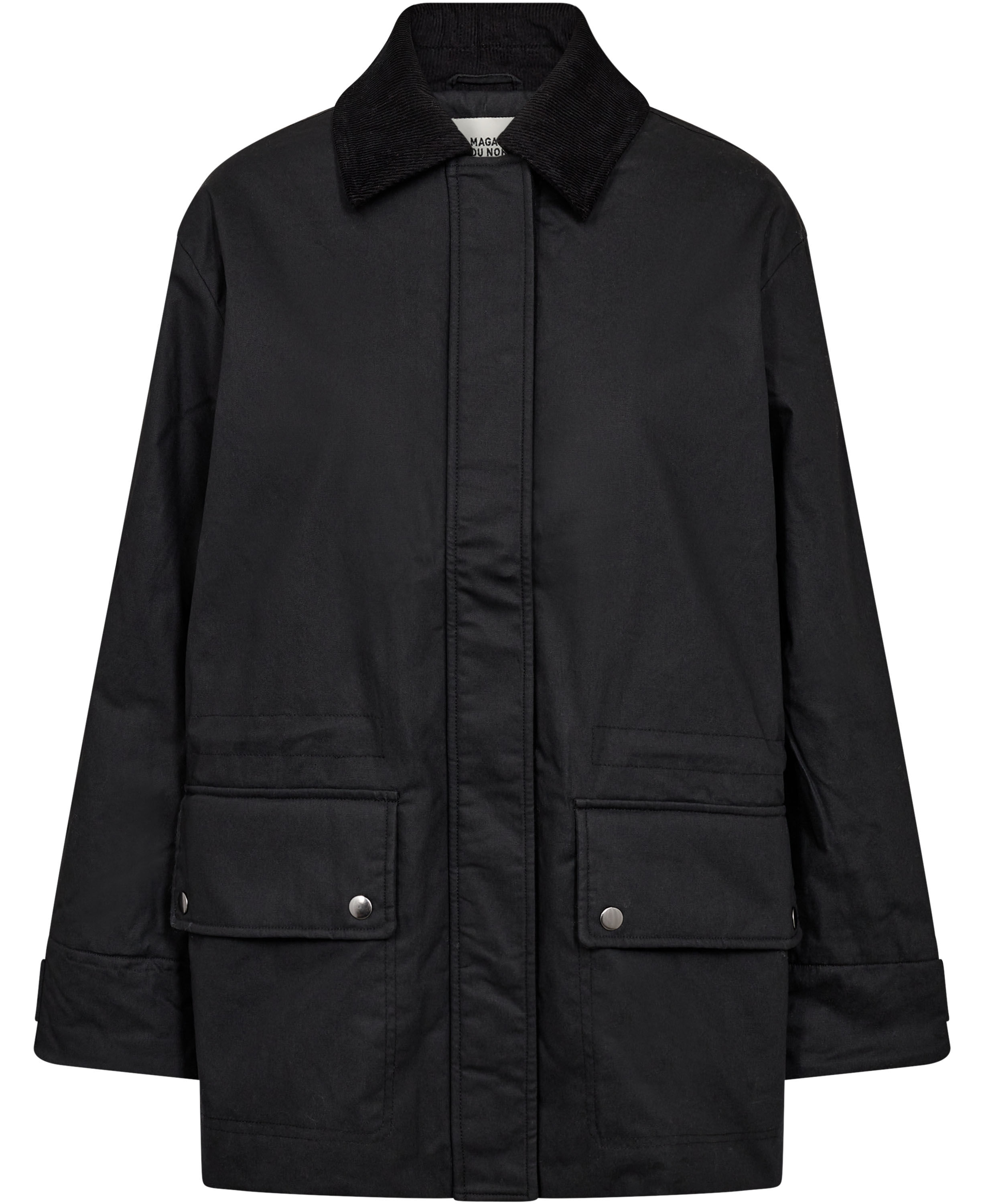 Emmy 2 coated jakke med fl&oslash;jlskanter - GRS