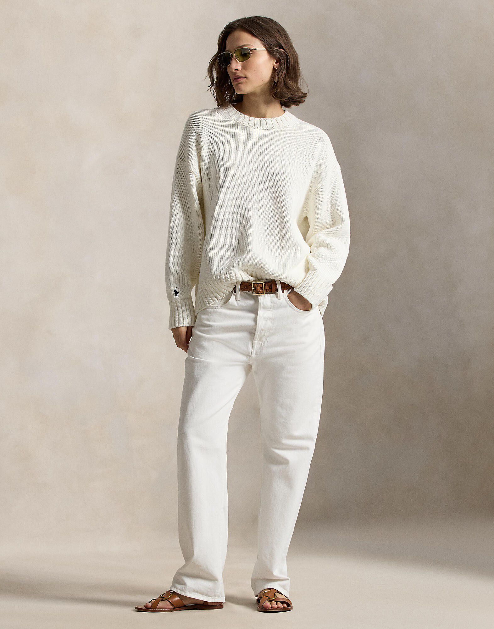Cotton Crewneck Sweater