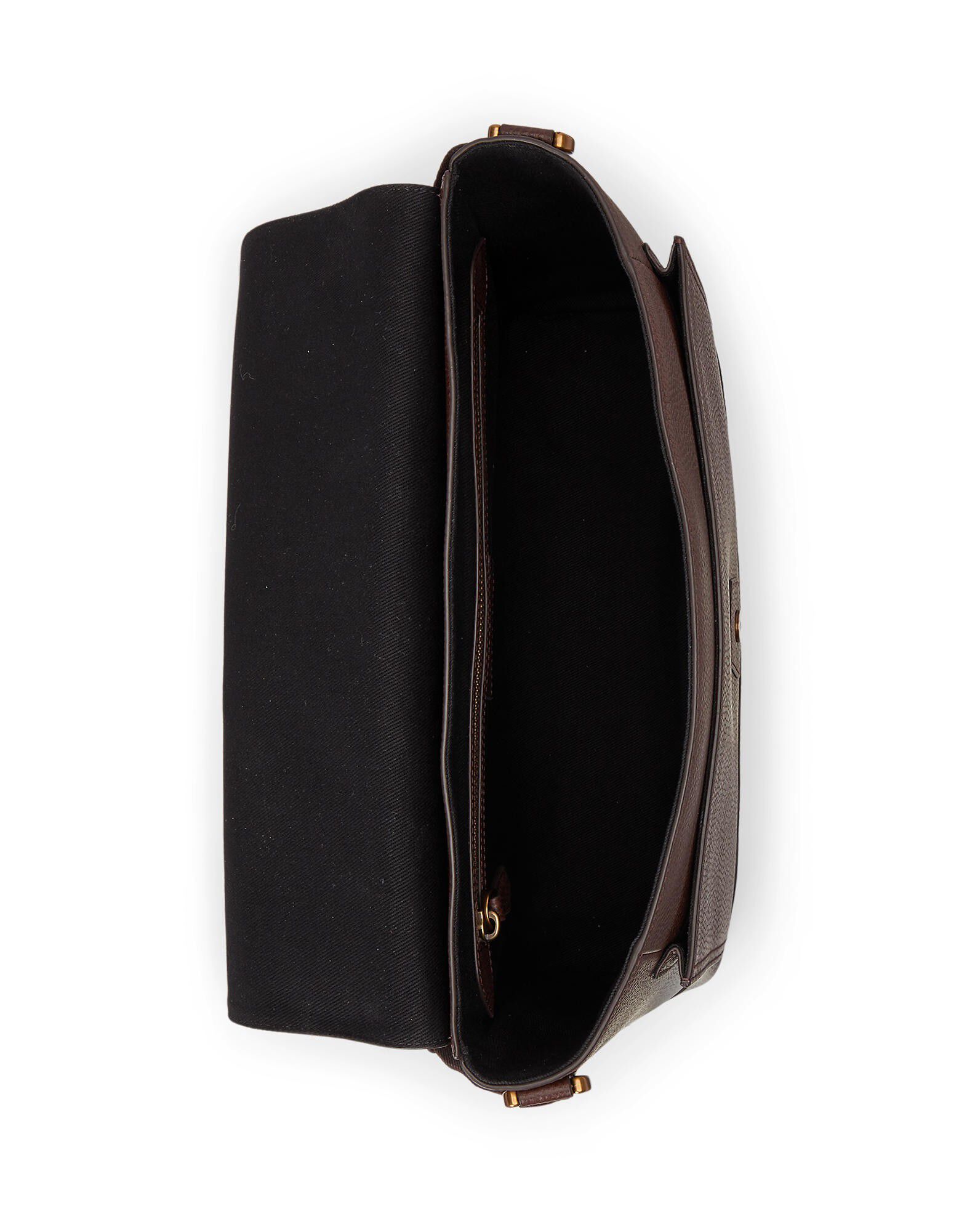Pebbled Leather Messenger Bag