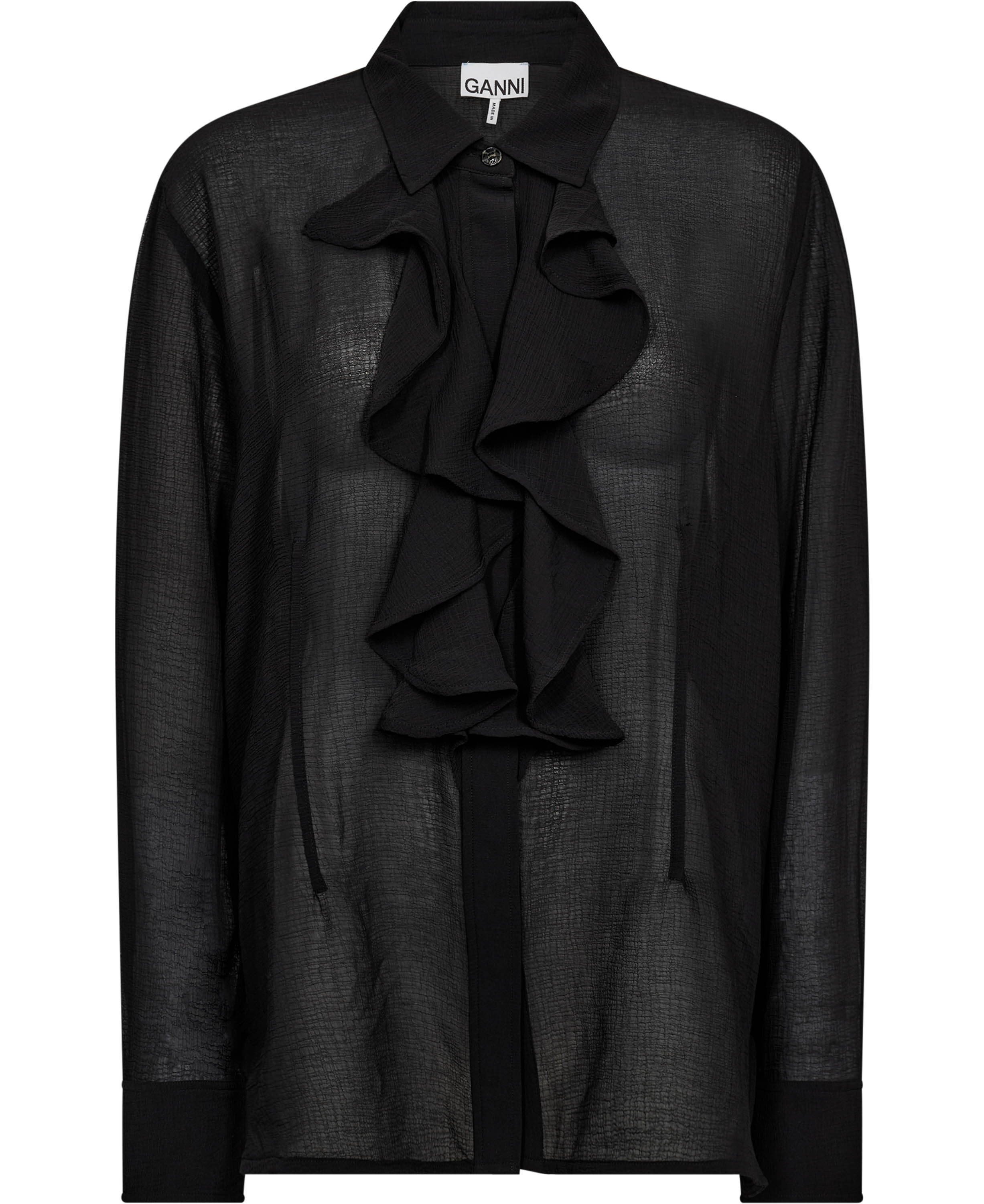 Chiffon Ruffle Shirt