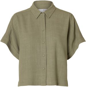 SLFVIVA SS CROPPED SUN SHIRT NOOS