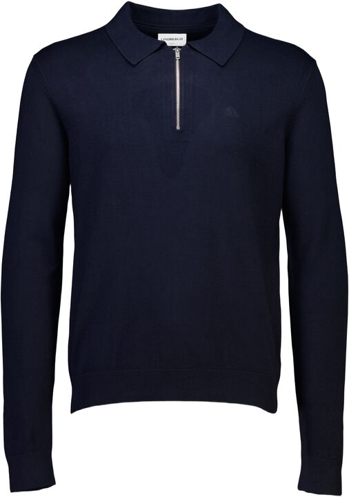 Ecovero L/S zip polo