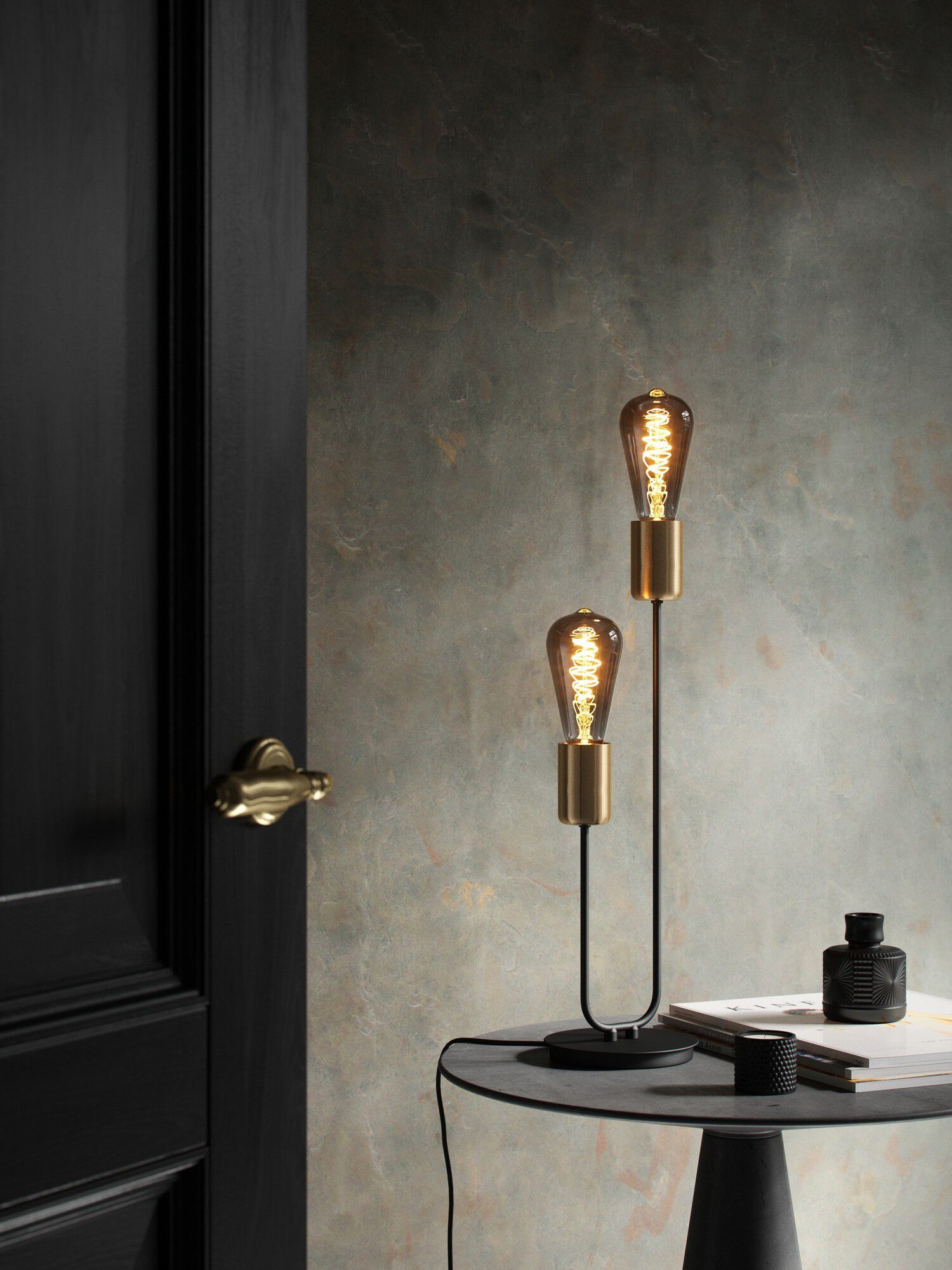 P&AElig;RE-DEKO E27 ST64 SPIRAL EDISON D&AElig;MP R&Oslash;GF.