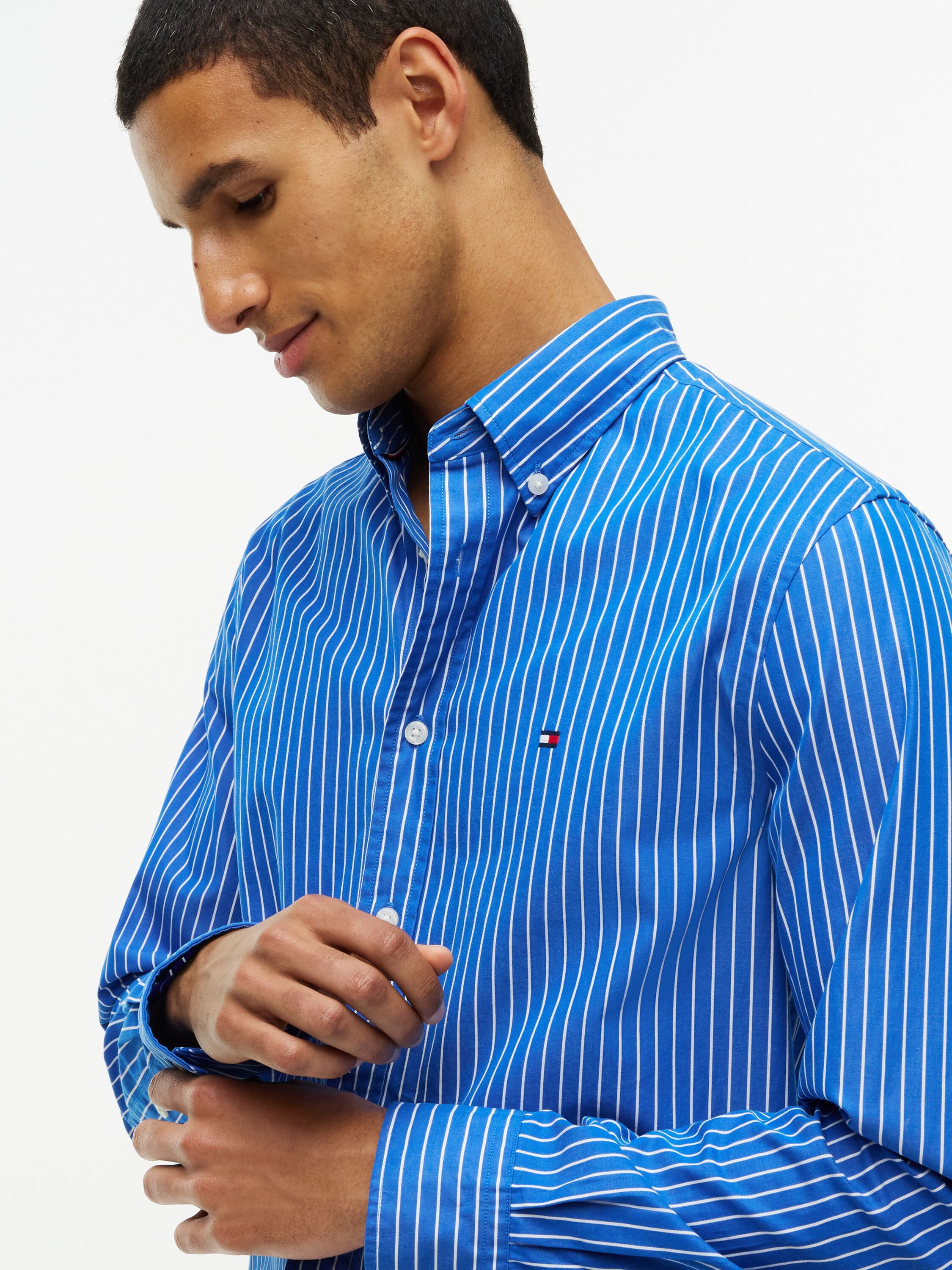 Regular Fit Flex Stripe Shirt