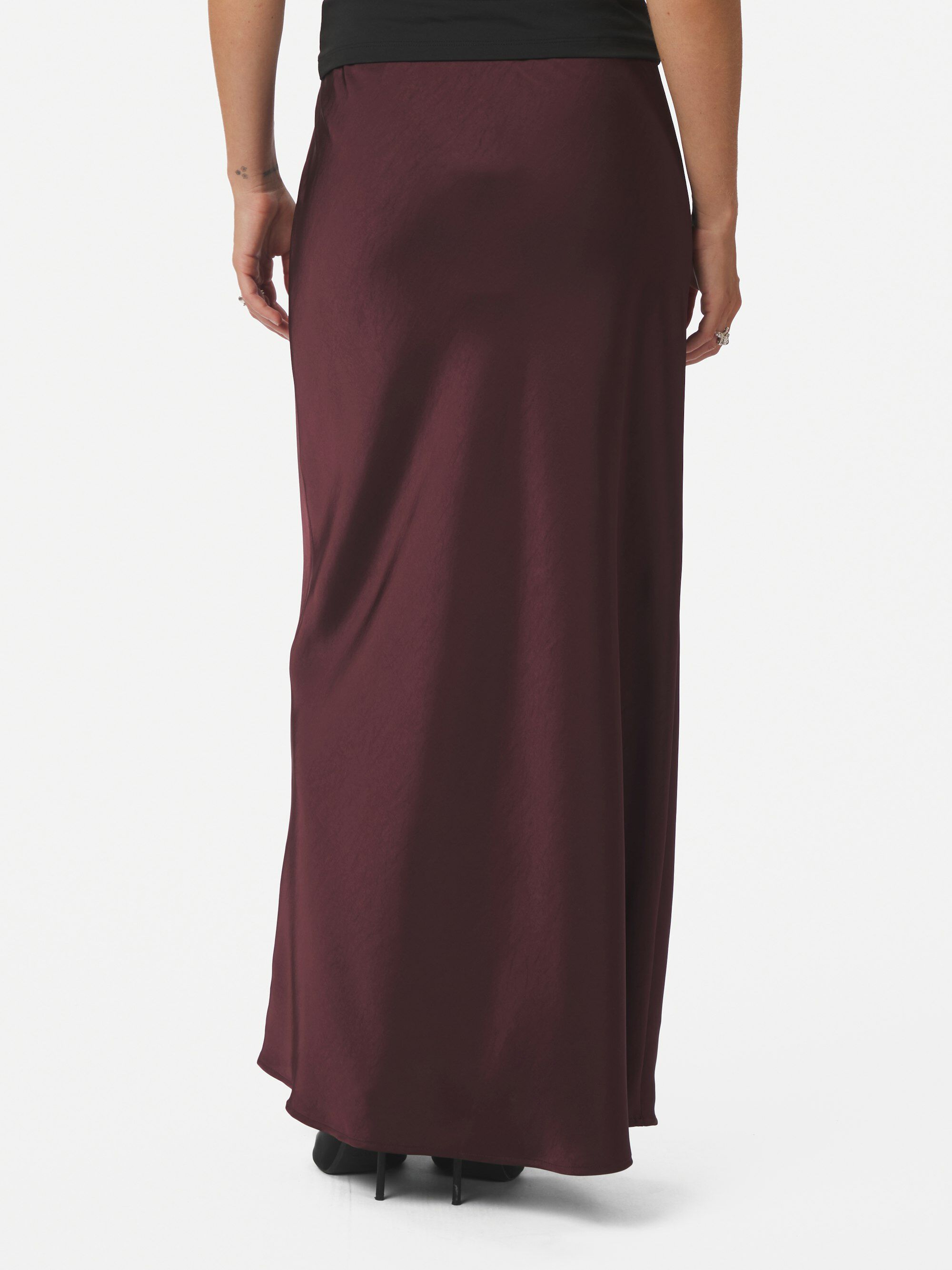 Vicky Heavy Sateen Skirt