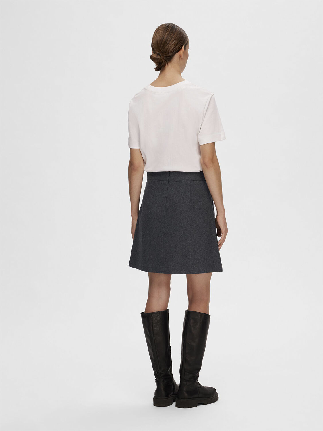 SLFMERCY-ULA HW MINI WOOL SKIRT