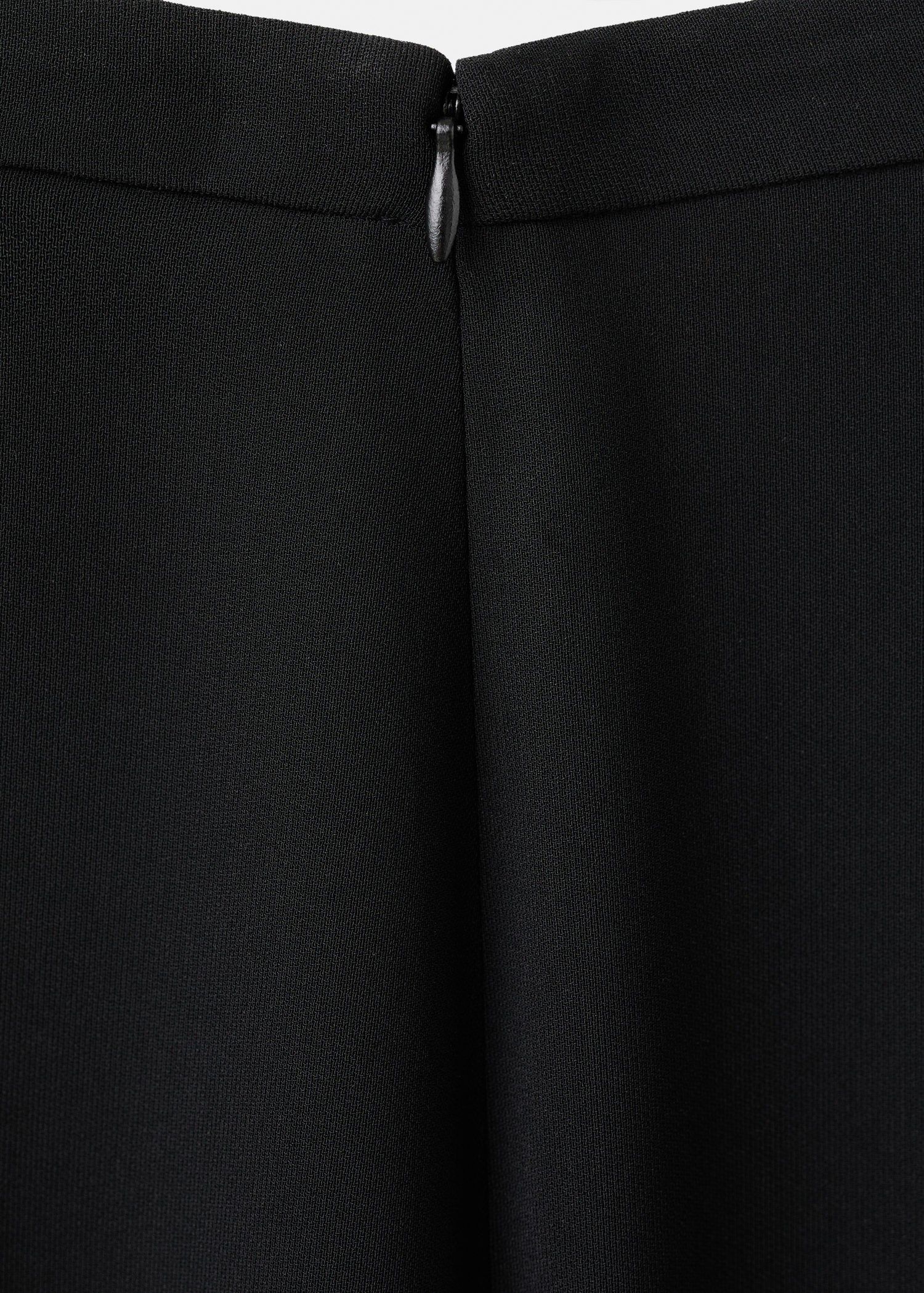 Fine-knit trousers with elastic wai
