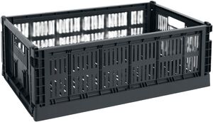 HAY Colour Crate-Large-Charcoal