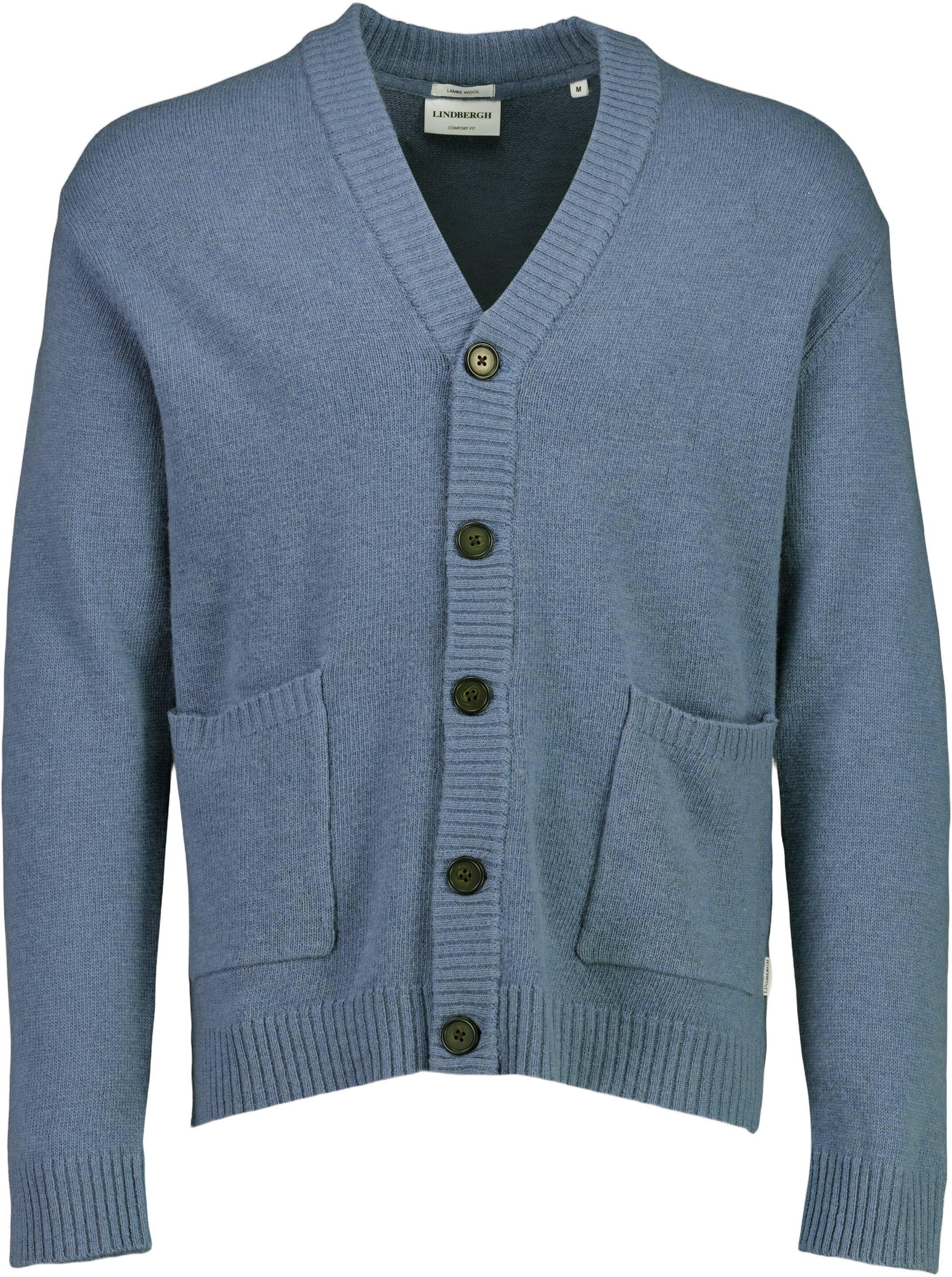 Lambswool button cardigan