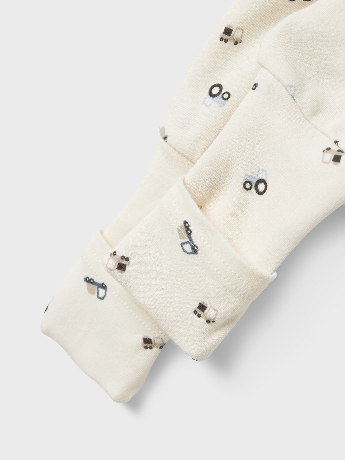 Nbmnightsuit 2P Zip Ff Jet Tractor Noos