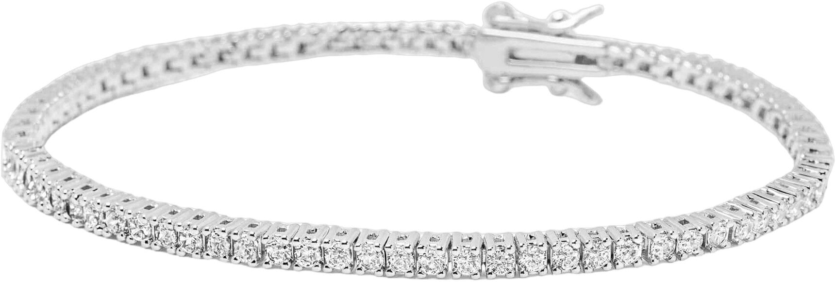 Silver Mini Tennis Bracelet