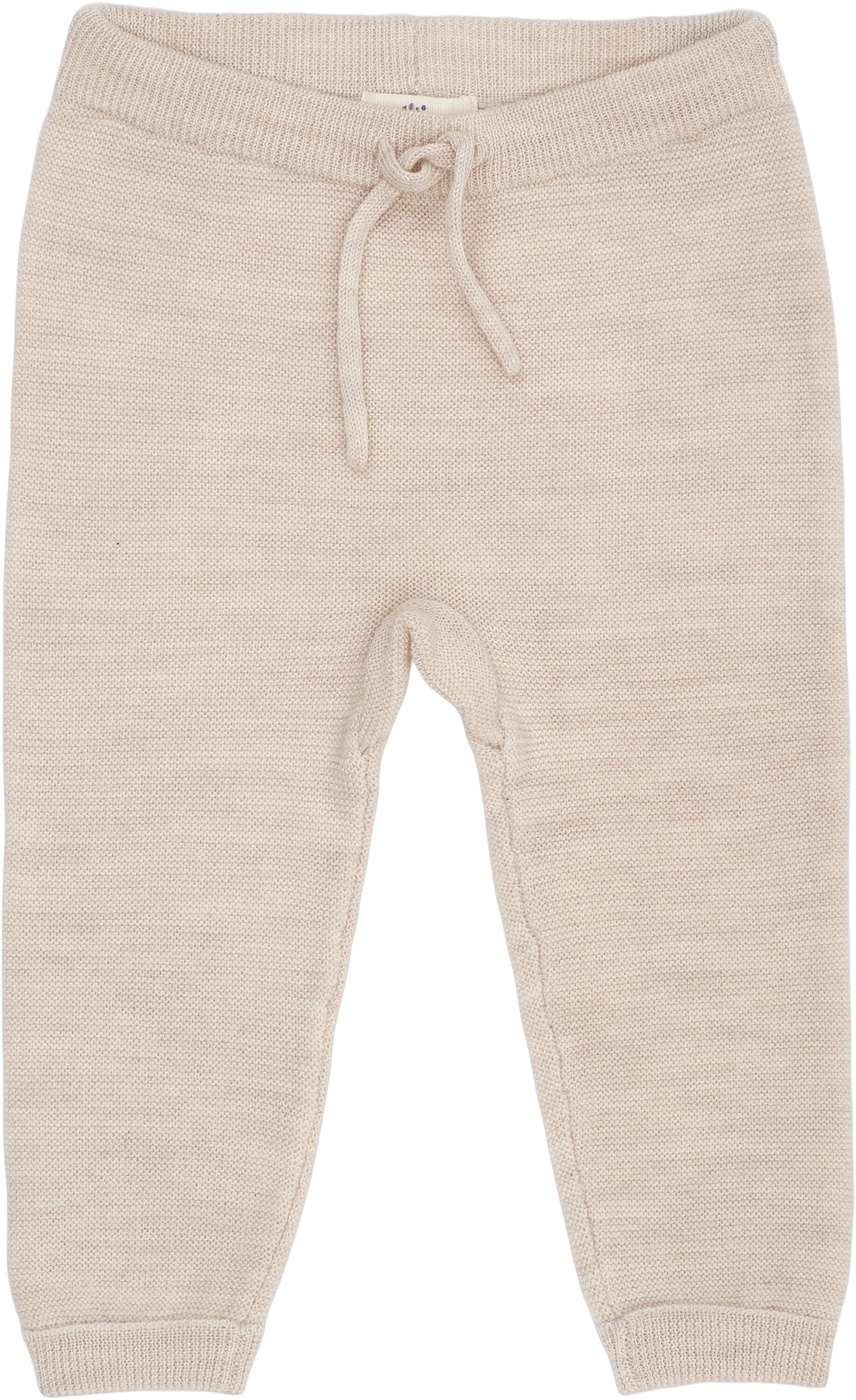 MERINO BABY LEGGINGS IN GARTER STITCH