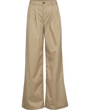 PLEATED WIDELEG TROUSER SAFARI