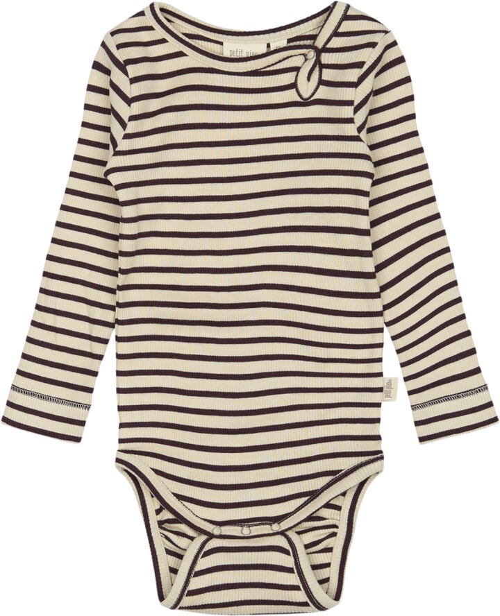 Body L/S Modal Striped