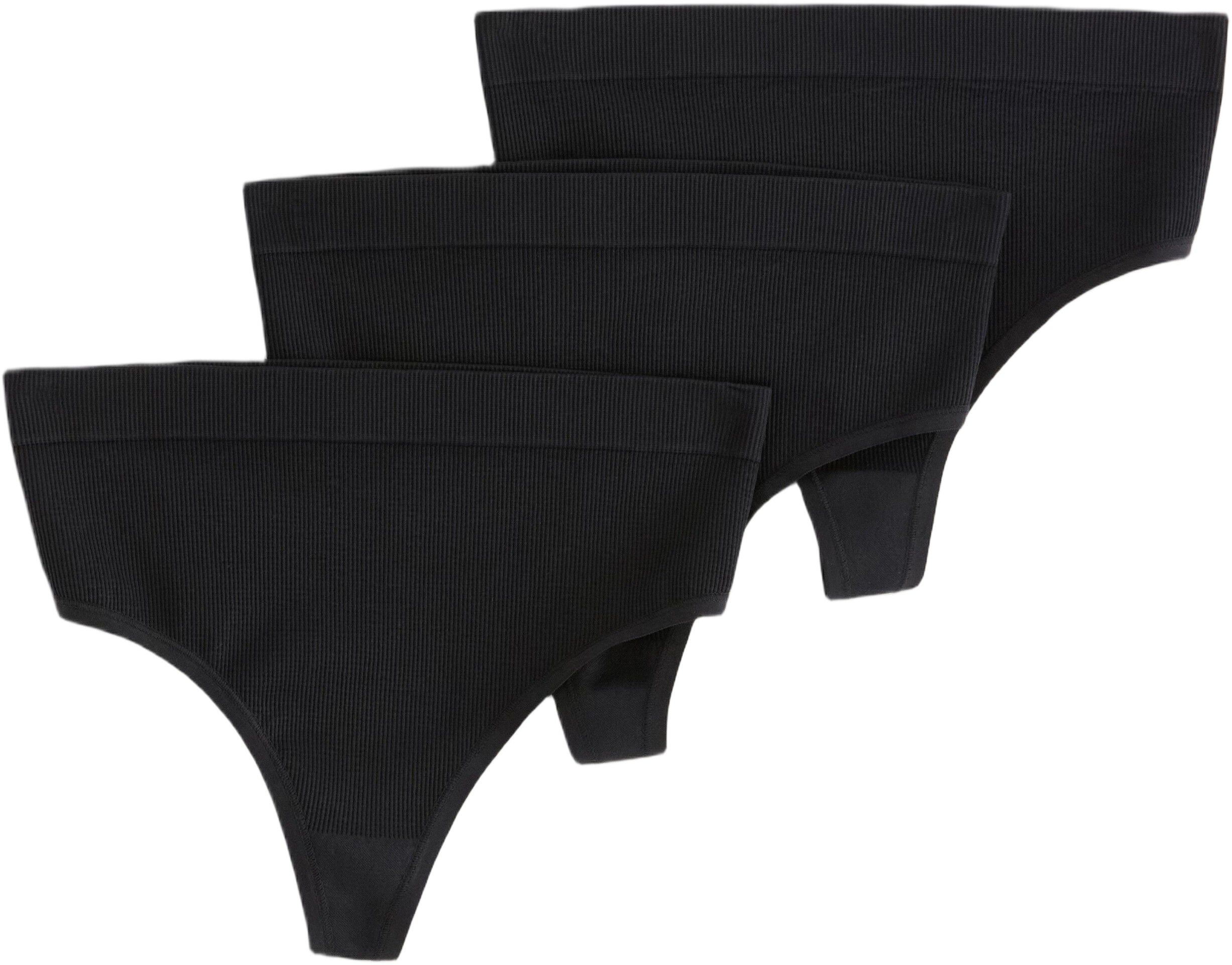 Thong with a high waist and high le