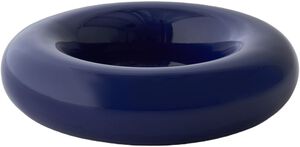 BOB CANDLE HOLDER, LARGE, DARK BLUE