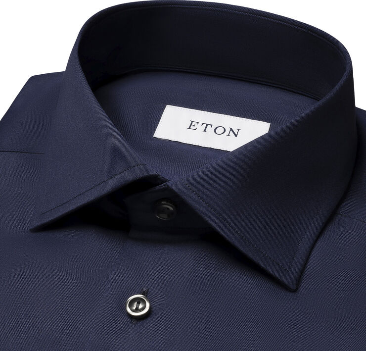 Contemporary Fit Light Blue Signature Twill Shirt