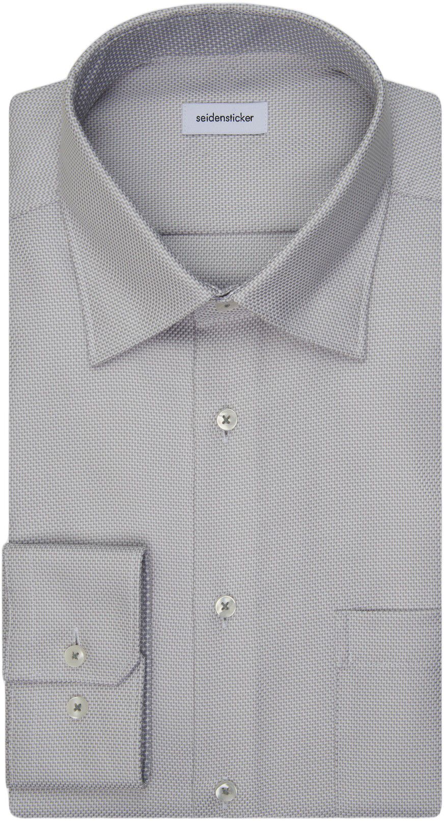 Business shirt Regular 1/1 Covered-Button-Down-Collar Struc