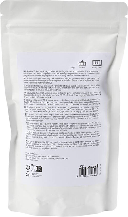 Soyavoks, Til lys i beholdere, 250g.