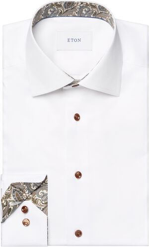 Paisley Effect Signature Twill Shir