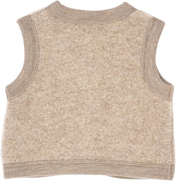 Woolly fleece vest