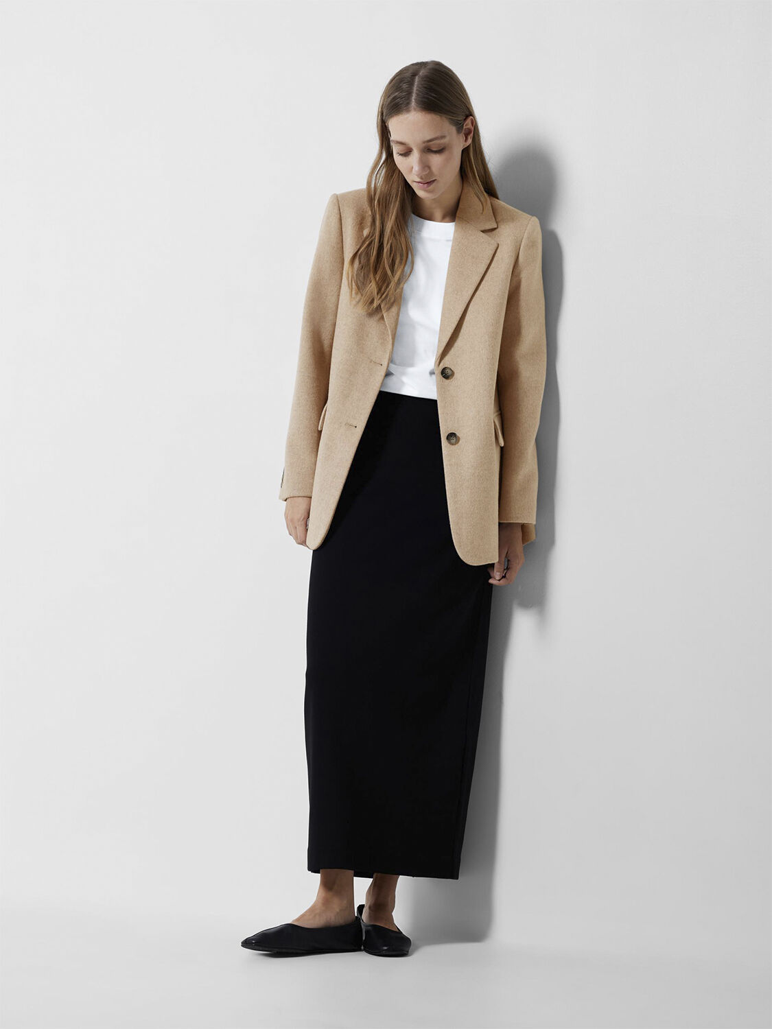 SLFSHELLY MW ANKLE SKIRT NOOS