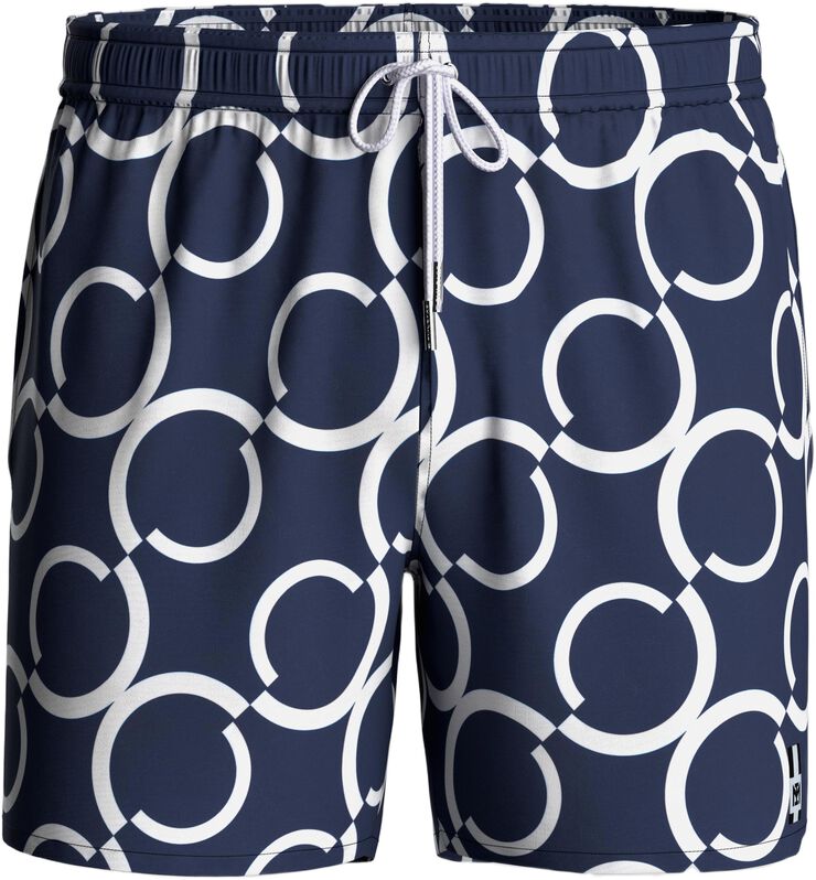 Geometric Print Swim Shorts