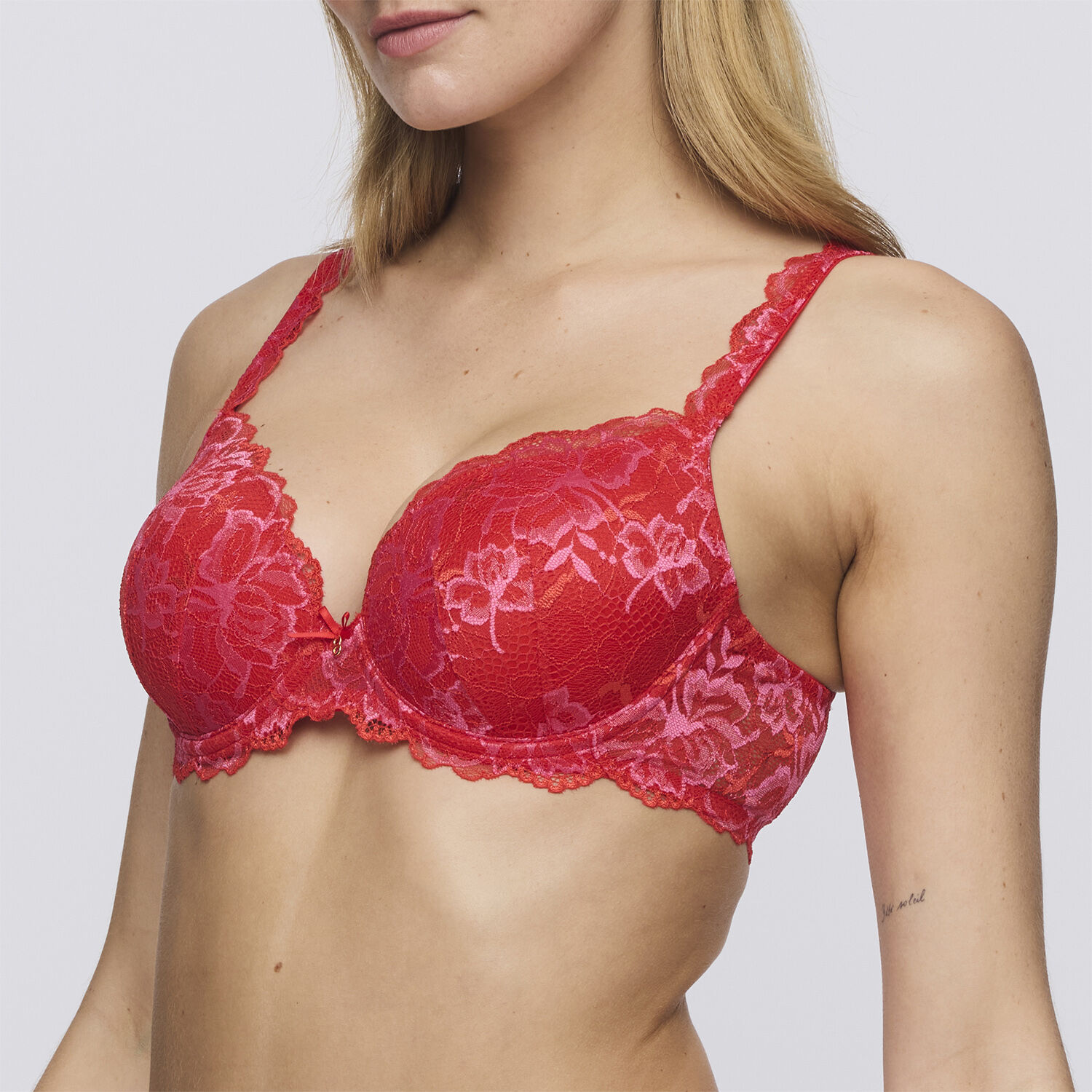 Manyla padded bra heartshape