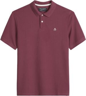 Polo shirt, short sleeve, button pl