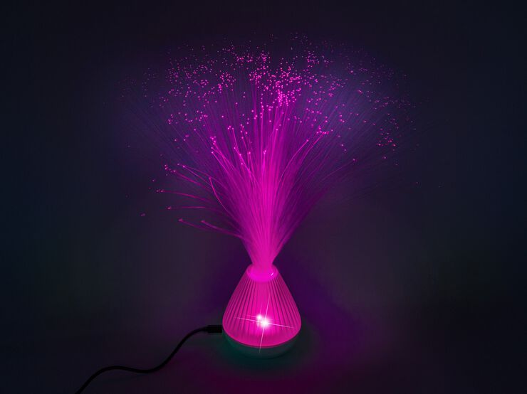 FIBEROPTISK LAMPE 33 cm