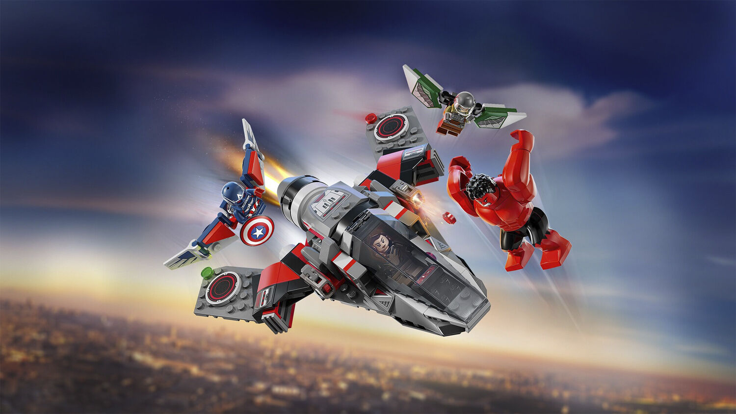 Captain America mod Red Hulk 76292