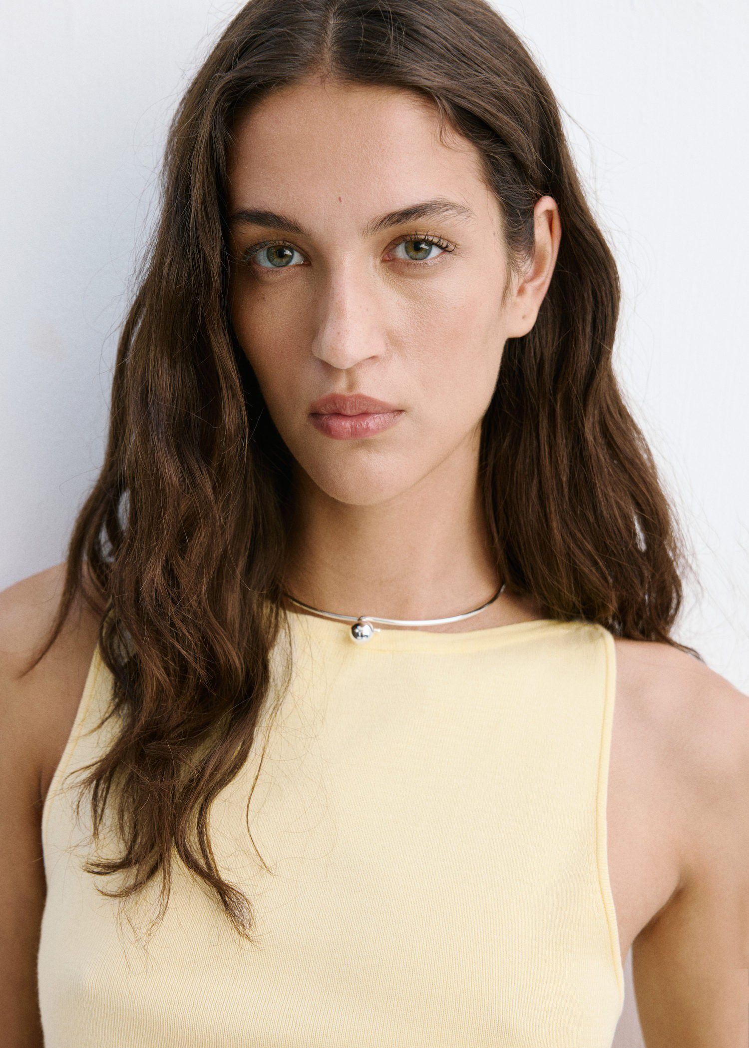 Fine knit boat neck top