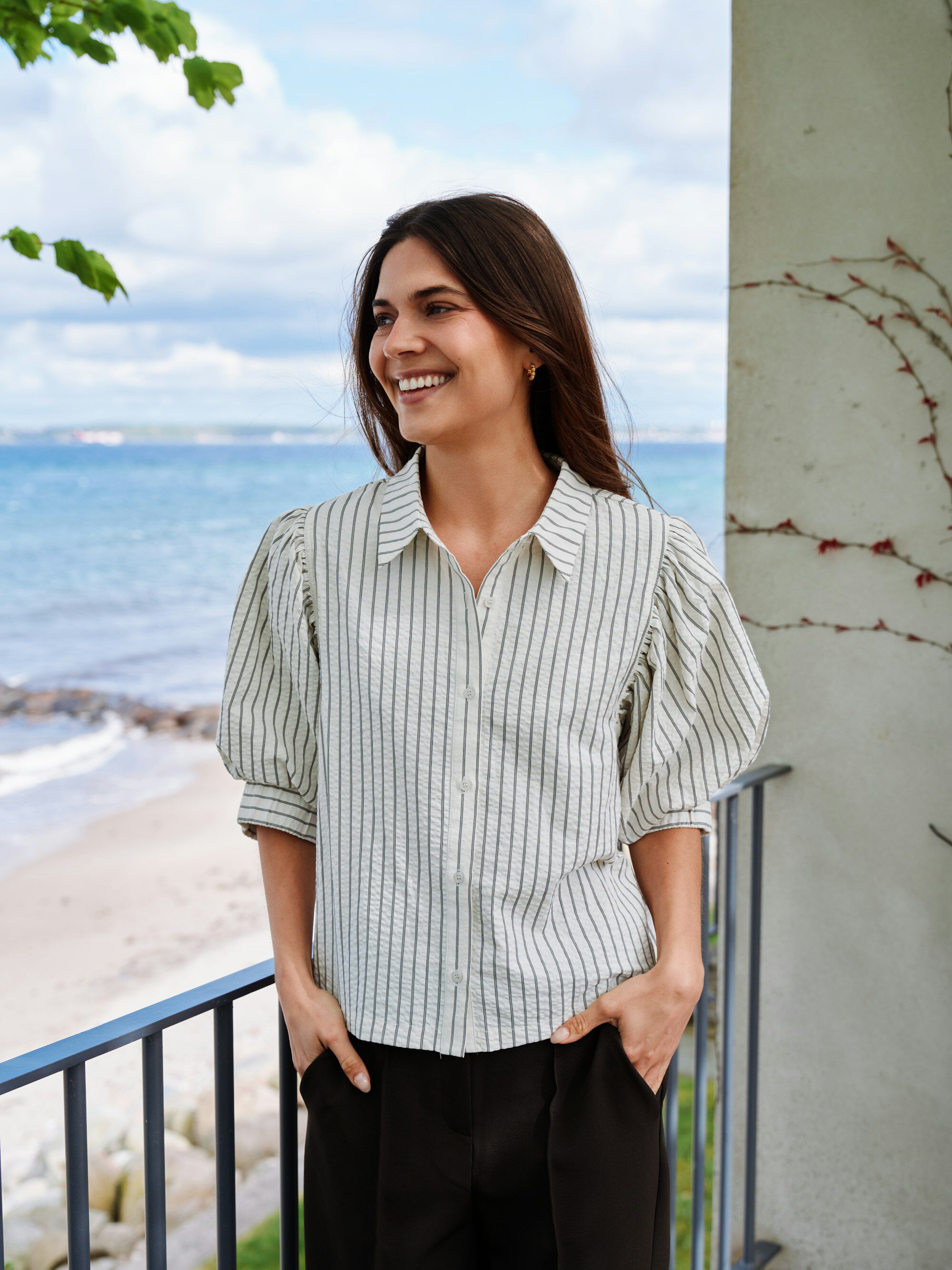 Etta Slim Stripe Shirt