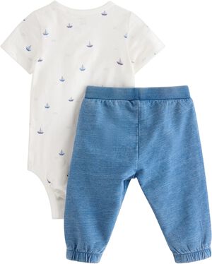 Matching set in soft cotton with a