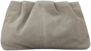 Suede Clutch Bag