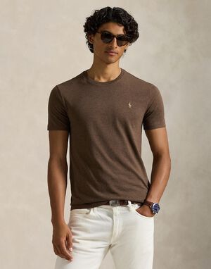 Custom Slim Fit Jersey Crewneck T-Shirt