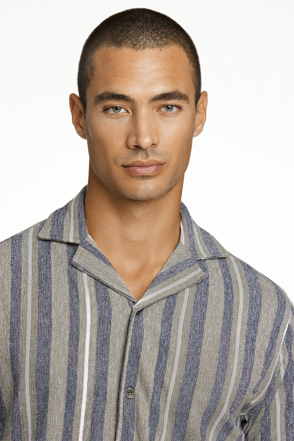 Knitted resort collar S/S