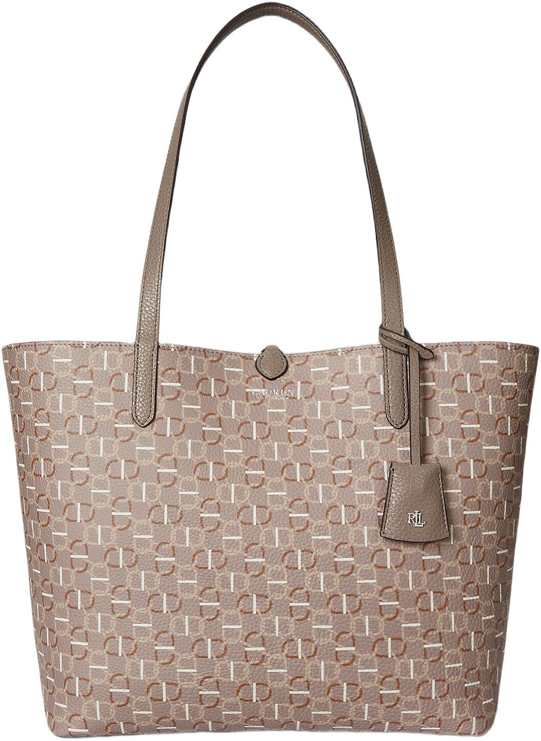 Faux-Leather Large Reversible Tote Bag