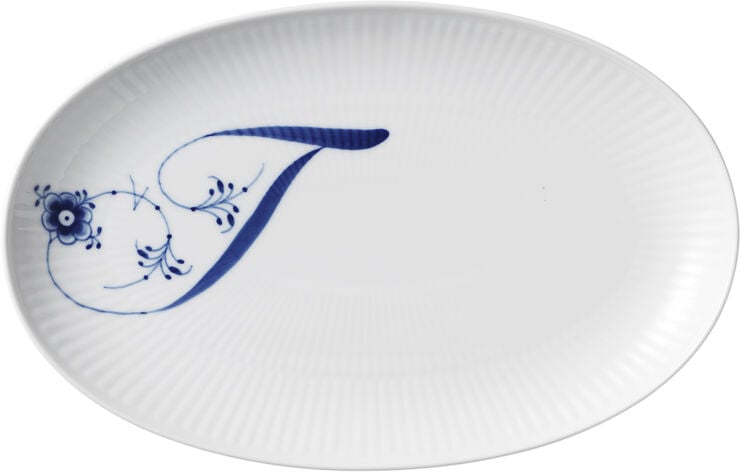 Alphabet Coll Oval Asiette 23,5cm T