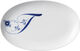 Alphabet Coll Oval Asiette 23,5cm T