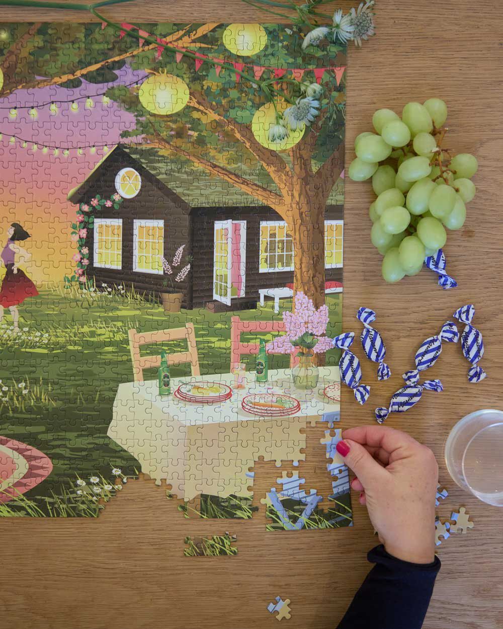 GARDEN PARTY - puslespil med 1000 brikker