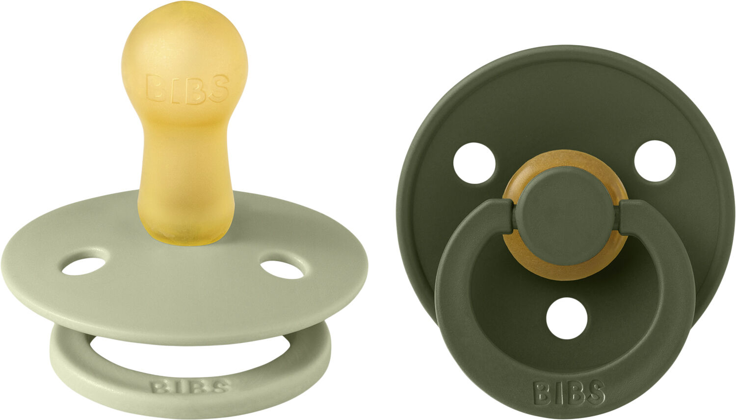 BIBS Colour 2 PACK Sage/Hunter Green