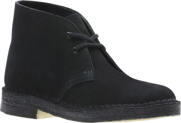 Desert Boot. Black Sde, D, 4