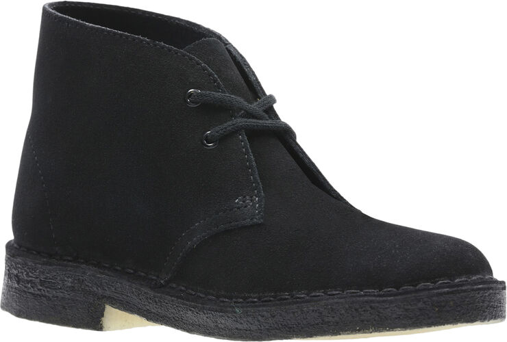 Desert Boot. Black Sde, D, 4