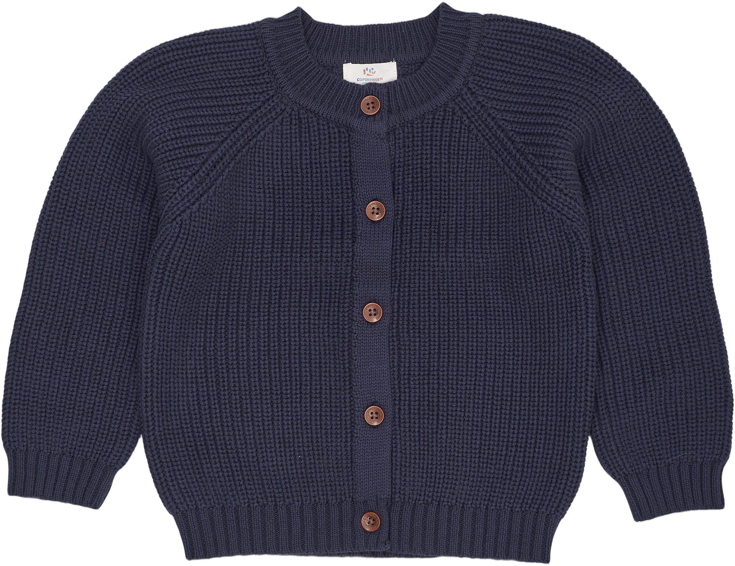KNITTED CLASSIC RIB CARDIGAN