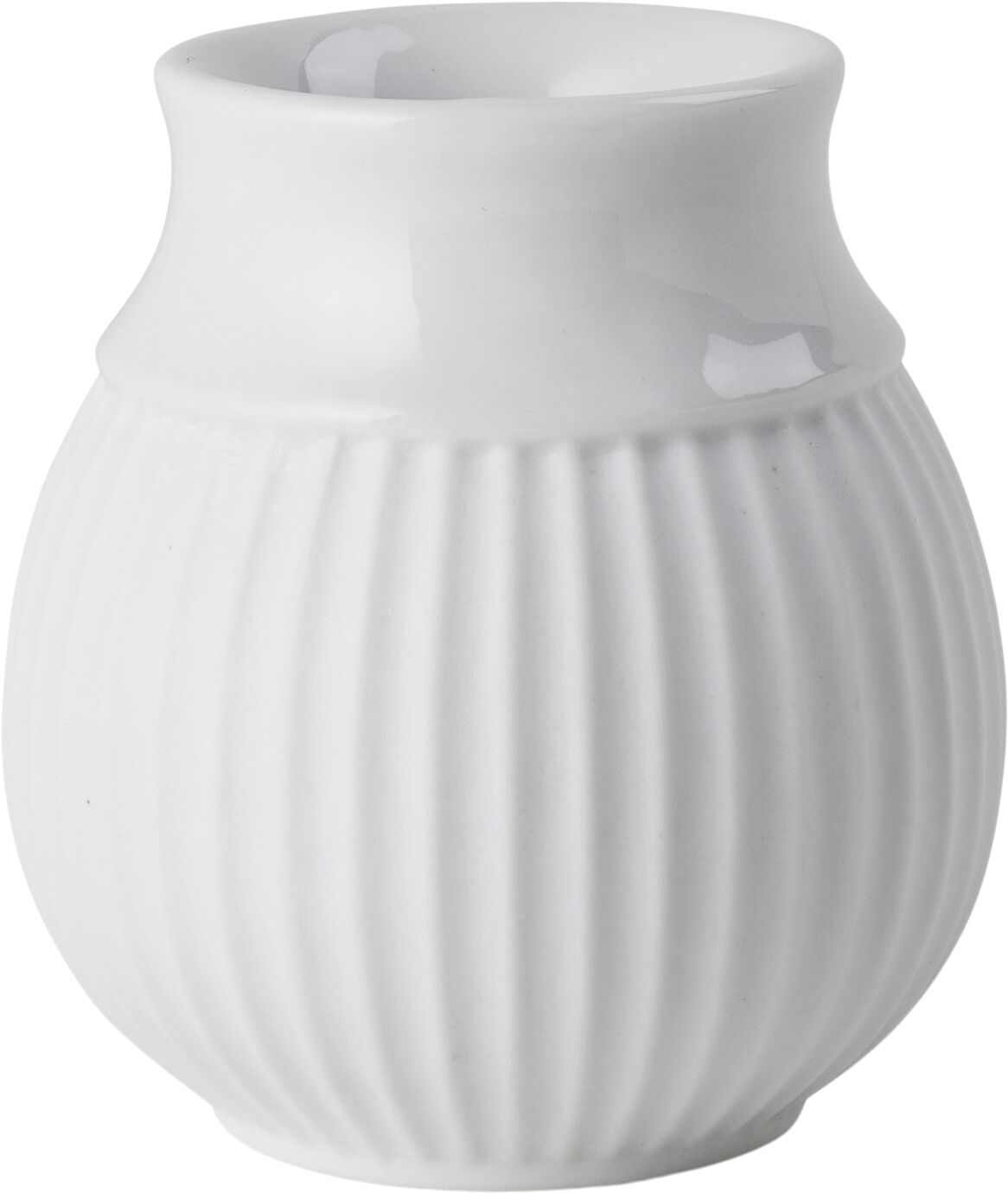 Curve Kronelysestage H7 hvid porcel&aelig;n